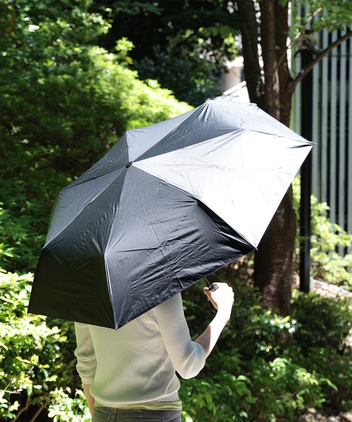 bpr BEAMS（ビーピーアール ビームス ）の「bPr BEAMS / UVカット 晴雨兼用 折り畳み傘（折りたたみ傘・メンズ・ブラック/ネイビー/グレー/グリーン・ONE SIZE）」の5枚目の写真