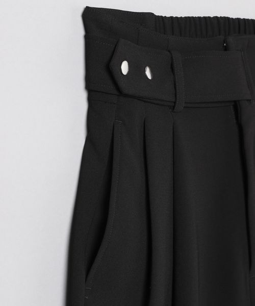 JEANASIS（ジーナシス）の「ターンベルトワイドパンツ/187341（その他パンツ・レディース・ブラック/ピンク/オフホワイト・SMALL/MEDIUM）」の8枚目の写真