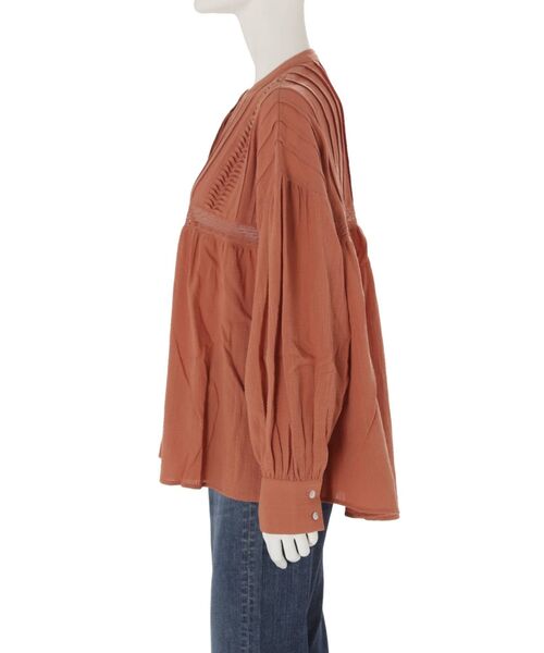 Ungrid(アングリッド)の「コットンタックボリュームブラウス(シャツ/ブラウス・レディース・ブラック/オフホワイト/オレンジ・FREE)」の16枚目の写真