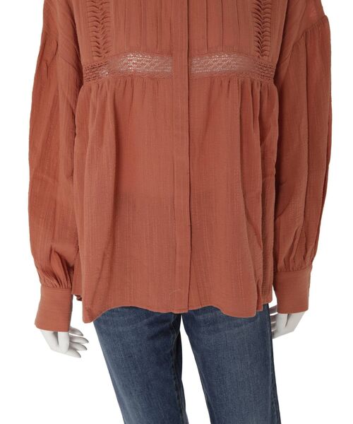 Ungrid(アングリッド)の「コットンタックボリュームブラウス(シャツ/ブラウス・レディース・ブラック/オフホワイト/オレンジ・FREE)」の19枚目の写真