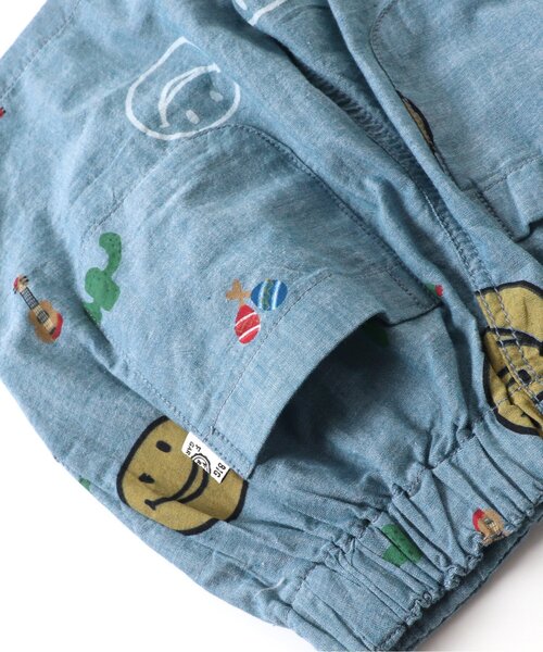 F.O.KIDS（エフオーキッズ）の「FOスマイル総柄セットアップ（セットアップ・キッズ・ベージュ/チャコール/サックスブルー・80/120/130/140/90/100/95/110）」の9枚目の写真