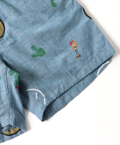 F.O.KIDS（エフオーキッズ）の「FOスマイル総柄セットアップ（セットアップ・キッズ・ベージュ/チャコール/サックスブルー・80/120/130/140/90/100/95/110）」の10枚目の写真