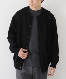 【LA BOUCLE / ラブークル】コットン ニット クルーネック カーディガン