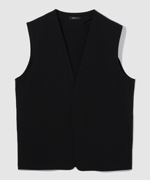COMME CA ISM | イージーケア 軽量 ラペルレス ジレ(ベスト)