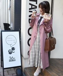 axes femme（アクシーズファム）｜トレンチコート（ピンク系