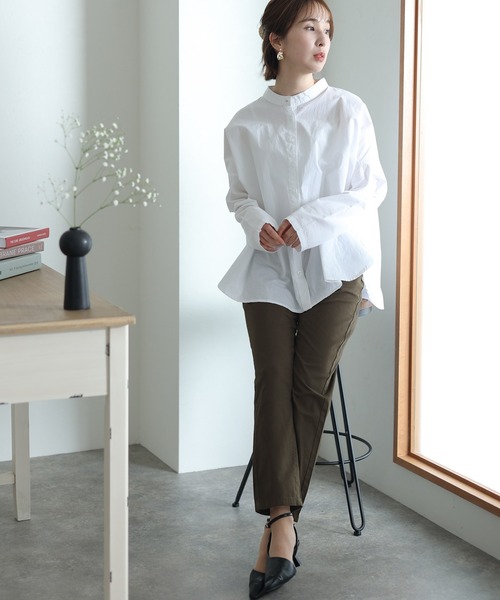 ElegChic(エレグシック)の「ハイライズテーパードパンツ(その他パンツ・レディース・カーキ/ブラック/ベージュ・M/L/XL/3L/4L)」の21枚目の写真