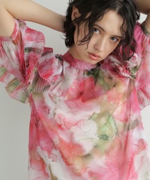 JILL STUART | ◆ブラーリングフラワープリントブラウス(シャツ/ブラウス)