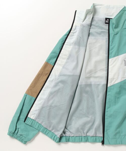 LONSDALE（ロンズデール）の「LONSDALE 裏メッシュ ナイロン ワッシャー ジャンパー 切替 トラックジャケット（ナイロンジャケット・メンズ・ベージュ/グリーン系その他/オフホワイト・M/LL/L）」の7枚目の写真