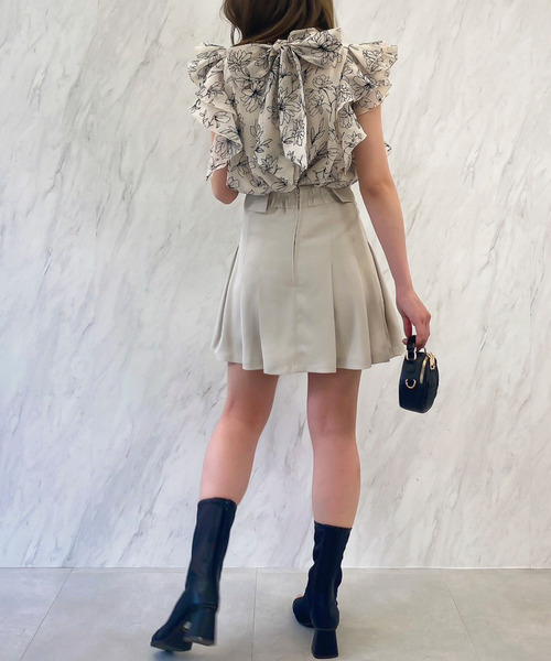 dazzlin(ダズリン)の「フロッキーフリルフラワーブラウス(シャツ/ブラウス・レディース・オフホワイト/ブラウン・FREE)」の21枚目の写真