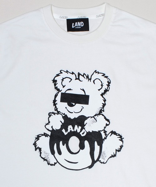 LAND by MILKBOY（ランドバイミルクボーイ）の「DONUT BEAR TEE（Tシャツ/カットソー・メンズ・A/B/C・L/XL）」の4枚目の写真