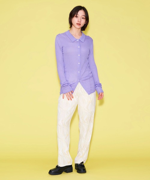 FOREVER 21（フォーエバー トゥエンティーワン）の「【MODE】マーブル柄パンツ（その他パンツ・レディース・ブラック/ホワイト・SMALL/MEDIUM）」の10枚目の写真