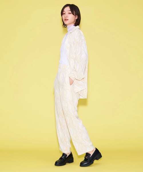 FOREVER 21（フォーエバー トゥエンティーワン）の「【MODE】マーブル柄パンツ（その他パンツ・レディース・ブラック/ホワイト・SMALL/MEDIUM）」の15枚目の写真