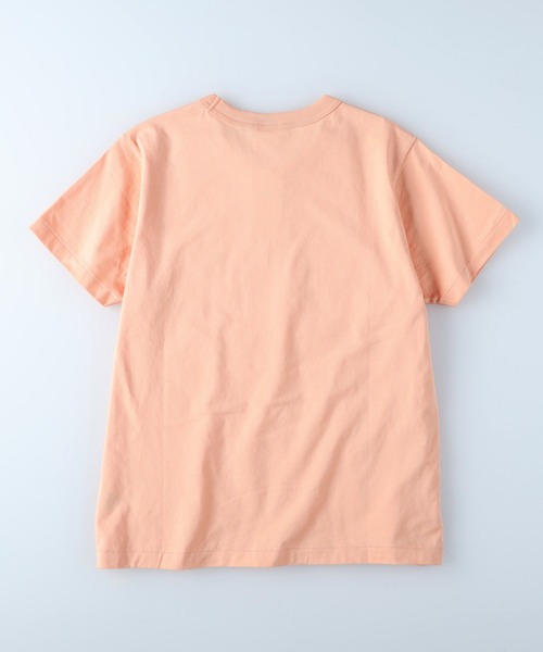 SOMETHING(サムシング)の「【SOMETHING】フロントロゴTシャツ(Tシャツ/カットソー・レディース・オレンジ・M/L)」の4枚目の写真