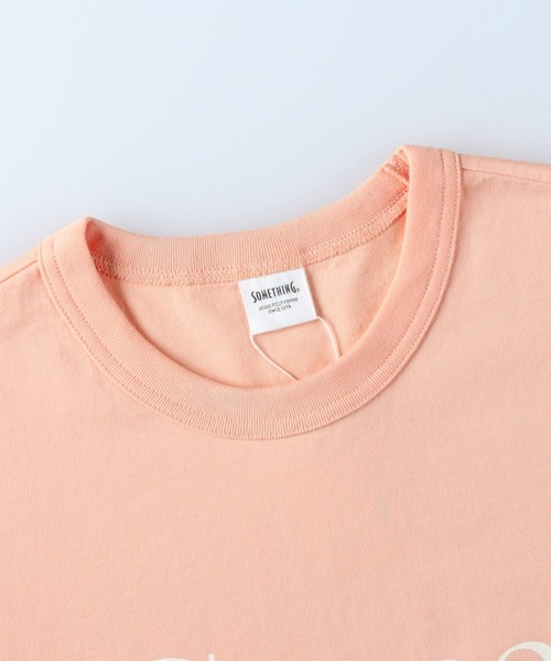SOMETHING(サムシング)の「【SOMETHING】フロントロゴTシャツ(Tシャツ/カットソー・レディース・オレンジ・M/L)」の5枚目の写真