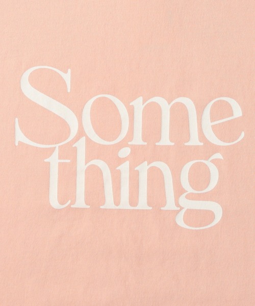SOMETHING(サムシング)の「【SOMETHING】フロントロゴTシャツ(Tシャツ/カットソー・レディース・オレンジ・M/L)」の6枚目の写真