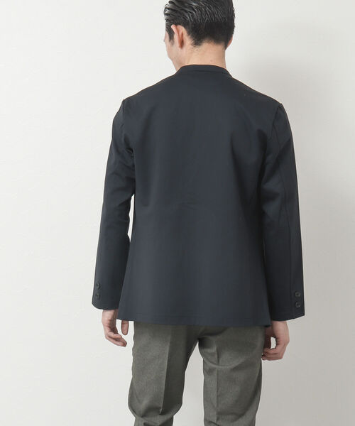 NOLLEY'S goodman(ノーリーズグッドマン)の「36Gモクロディ ノーカラージャケット(ノーカラージャケット・メンズ・ネイビー/グレー・L/M/S)」の9枚目の写真