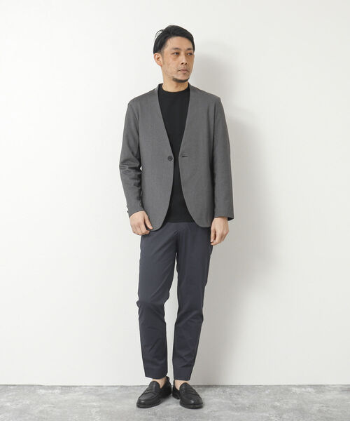 NOLLEY'S goodman(ノーリーズグッドマン)の「36Gモクロディ ノーカラージャケット(ノーカラージャケット・メンズ・ネイビー/グレー・L/M/S)」の10枚目の写真