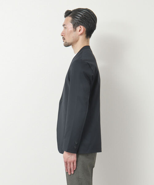 NOLLEY'S goodman(ノーリーズグッドマン)の「36Gモクロディ ノーカラージャケット(ノーカラージャケット・メンズ・ネイビー/グレー・L/M/S)」の14枚目の写真