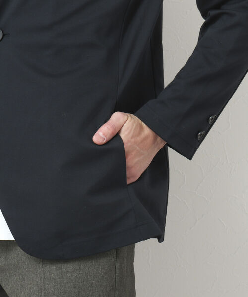 NOLLEY'S goodman(ノーリーズグッドマン)の「36Gモクロディ ノーカラージャケット(ノーカラージャケット・メンズ・ネイビー/グレー・L/M/S)」の11枚目の写真