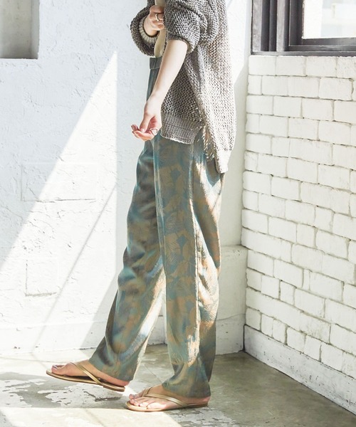 URBAN RESEARCH(アーバンリサーチ)の「リーフJQイージーパンツ(その他パンツ・レディース・グレー系その他/オレンジ系その他・36/38)」の10枚目の写真