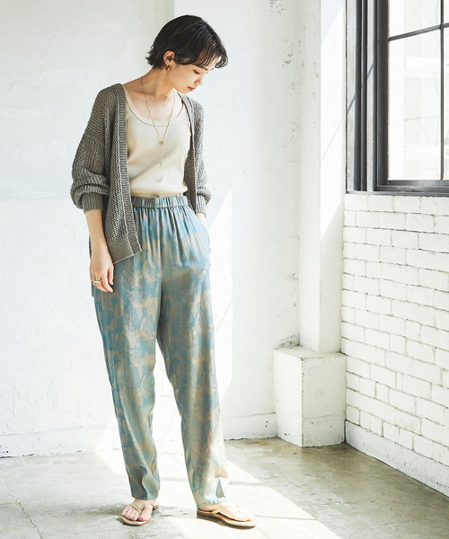 URBAN RESEARCH(アーバンリサーチ)の「リーフJQイージーパンツ(その他パンツ・レディース・グレー系その他/オレンジ系その他・36/38)」の17枚目の写真