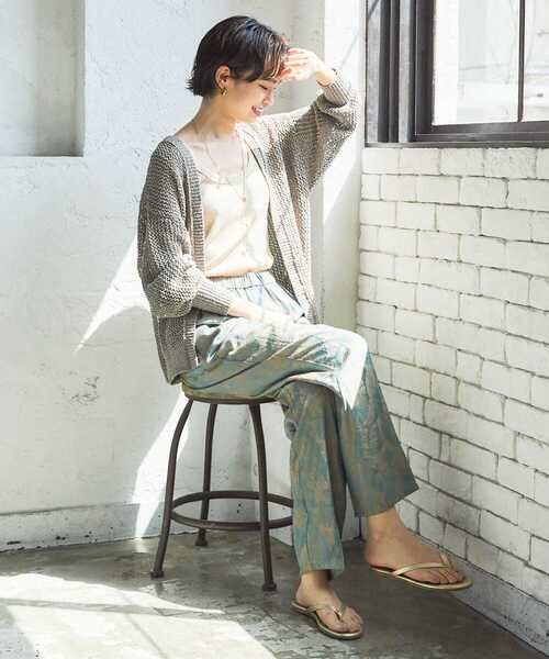 URBAN RESEARCH(アーバンリサーチ)の「リーフJQイージーパンツ(その他パンツ・レディース・グレー系その他/オレンジ系その他・36/38)」の14枚目の写真