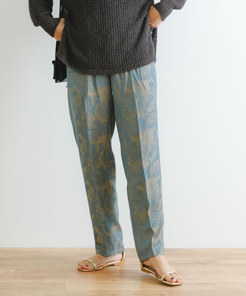 URBAN RESEARCH(アーバンリサーチ)の「リーフJQイージーパンツ(その他パンツ・レディース・グレー系その他/オレンジ系その他・36/38)」の8枚目の写真