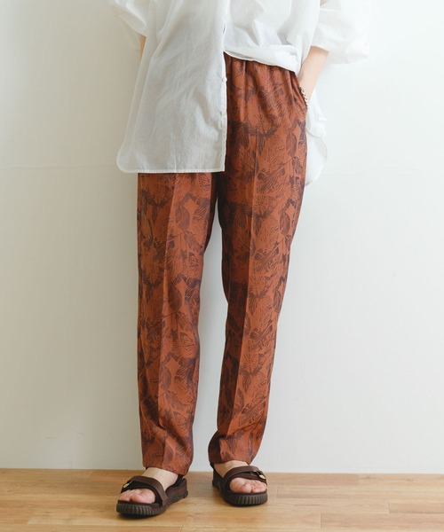 URBAN RESEARCH(アーバンリサーチ)の「リーフJQイージーパンツ(その他パンツ・レディース・グレー系その他/オレンジ系その他・36/38)」の9枚目の写真