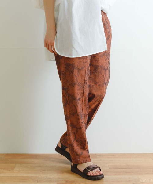 URBAN RESEARCH(アーバンリサーチ)の「リーフJQイージーパンツ(その他パンツ・レディース・グレー系その他/オレンジ系その他・36/38)」の12枚目の写真