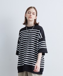 2ポイントショートスリーブワイドTシャツ
