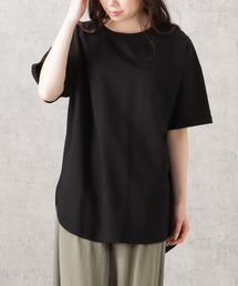 SARARI 冷感ラウンドチュニックTシャツ