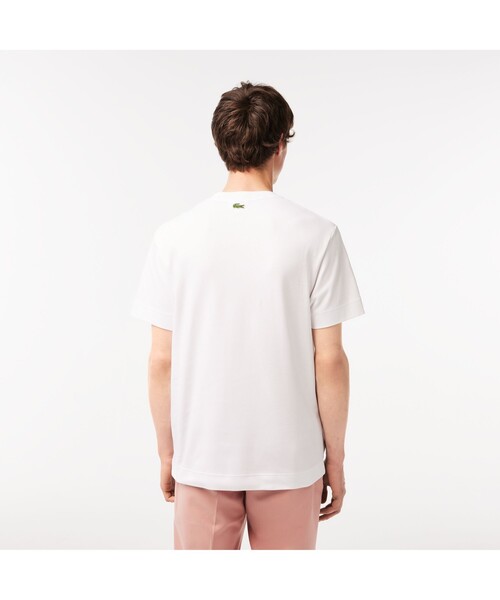 LACOSTE(ラコステ)の「トーンオントーン ラコステグラフィック Tシャツ(Tシャツ/カットソー・メンズ・ブルー系その他/グリーン/レッド・4/3/5/2)」の5枚目の写真