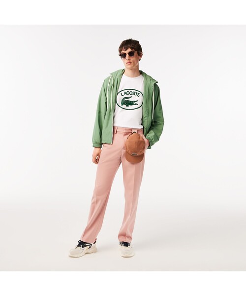 LACOSTE(ラコステ)の「トーンオントーン ラコステグラフィック Tシャツ(Tシャツ/カットソー・メンズ・ブルー系その他/グリーン/レッド・4/3/5/2)」の6枚目の写真
