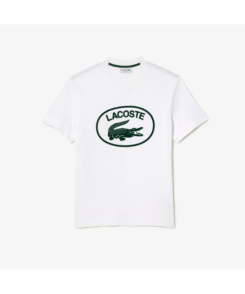 LACOSTE(ラコステ)の「トーンオントーン ラコステグラフィック Tシャツ(Tシャツ/カットソー・メンズ・ブルー系その他/グリーン/レッド・4/3/5/2)」の7枚目の写真
