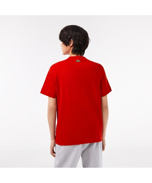 LACOSTE(ラコステ)の「トーンオントーン ラコステグラフィック Tシャツ(Tシャツ/カットソー・メンズ・ブルー系その他/グリーン/レッド・4/3/5/2)」の14枚目の写真