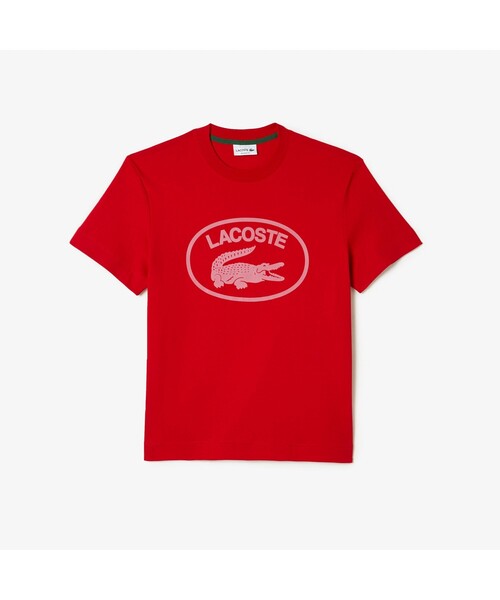 LACOSTE(ラコステ)の「トーンオントーン ラコステグラフィック Tシャツ(Tシャツ/カットソー・メンズ・ブルー系その他/グリーン/レッド・4/3/5/2)」の16枚目の写真
