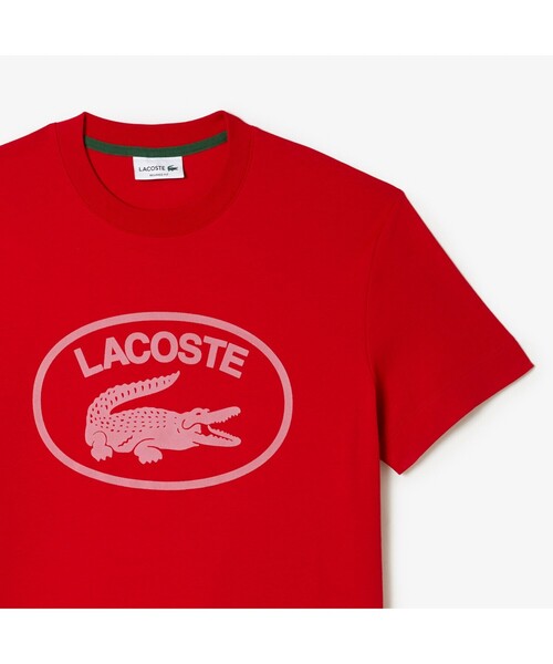 LACOSTE(ラコステ)の「トーンオントーン ラコステグラフィック Tシャツ(Tシャツ/カットソー・メンズ・ブルー系その他/グリーン/レッド・4/3/5/2)」の17枚目の写真