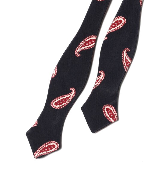 BEAMS PLUS（ビームスプラス）の「BEAMS PLUS / プリントペイズリー ボウタイ（ネクタイ・メンズ・ブラウン/レッド/ネイビー・ONE SIZE）」の6枚目の写真