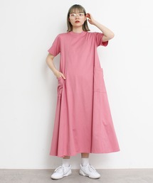 新品　I am I in fact... レイヤードシャツワンピース ピンク I am I in fact（アイアムアイインファクト） シャツワンピース 40