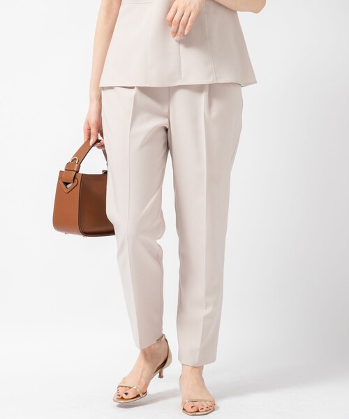 NOLLEY’S Sophi(ノーリーズソフィ)の「《セットアップ対応》ウォッシャブルドライストレッチイージーパンツ(その他パンツ・レディース・ミント/ベージュ/ネイビー/ブラック・36/34/38)」の2枚目の写真