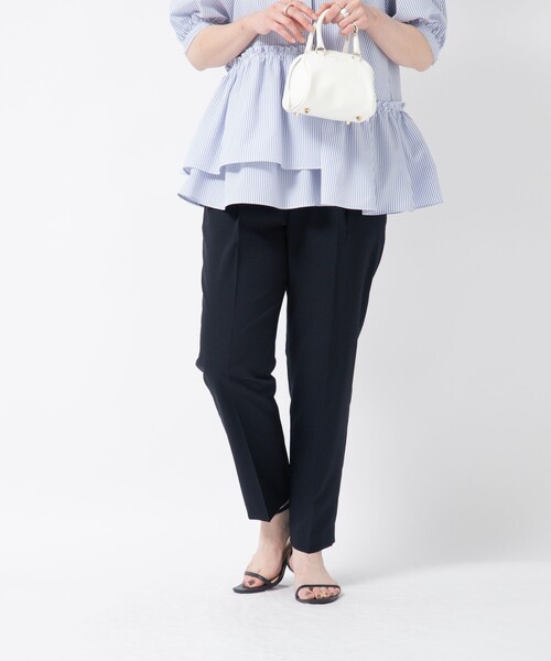 NOLLEY’S Sophi(ノーリーズソフィ)の「《セットアップ対応》ウォッシャブルドライストレッチイージーパンツ(その他パンツ・レディース・ミント/ベージュ/ネイビー/ブラック・36/34/38)」の7枚目の写真