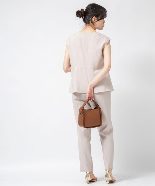 NOLLEY’S Sophi(ノーリーズソフィ)の「《セットアップ対応》ウォッシャブルドライストレッチイージーパンツ(その他パンツ・レディース・ミント/ベージュ/ネイビー/ブラック・36/34/38)」の16枚目の写真