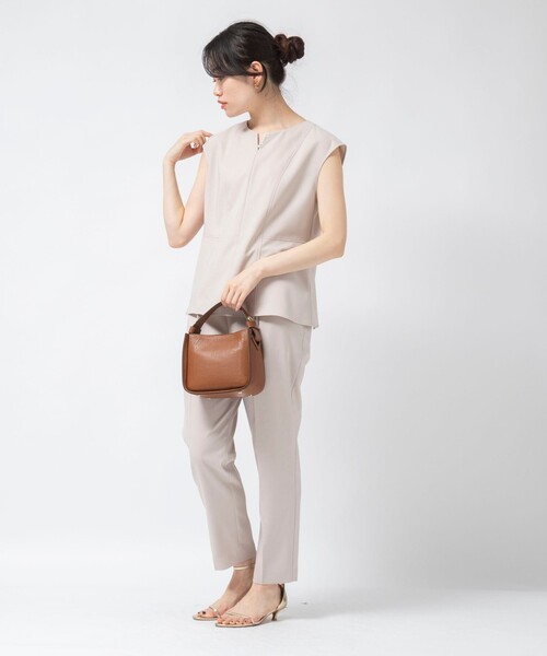 NOLLEY’S Sophi(ノーリーズソフィ)の「《セットアップ対応》ウォッシャブルドライストレッチイージーパンツ(その他パンツ・レディース・ミント/ベージュ/ネイビー/ブラック・36/34/38)」の17枚目の写真