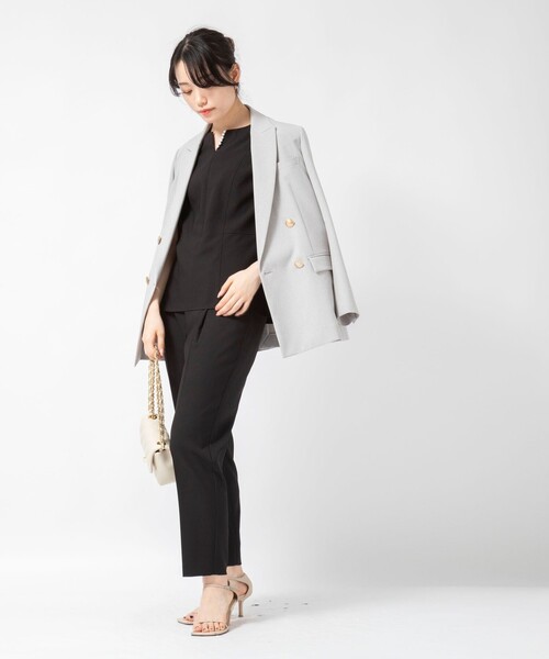 NOLLEY’S Sophi(ノーリーズソフィ)の「《セットアップ対応》ウォッシャブルドライストレッチイージーパンツ(その他パンツ・レディース・ミント/ベージュ/ネイビー/ブラック・36/34/38)」の19枚目の写真