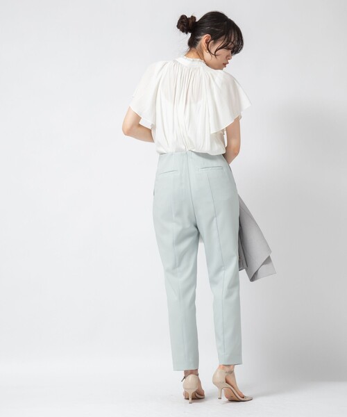 NOLLEY’S Sophi(ノーリーズソフィ)の「《セットアップ対応》ウォッシャブルドライストレッチイージーパンツ(その他パンツ・レディース・ミント/ベージュ/ネイビー/ブラック・36/34/38)」の22枚目の写真