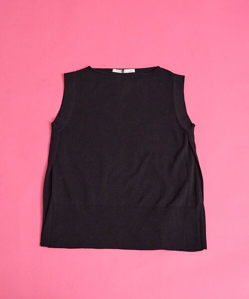 Kari & lili（カウリアンドリィリィ）の「ノースリニットTOPS（ニット/セーター・レディース・オフホワイト/ライトブルー/ブラック/ライトグレー・FREE）」の3枚目の写真