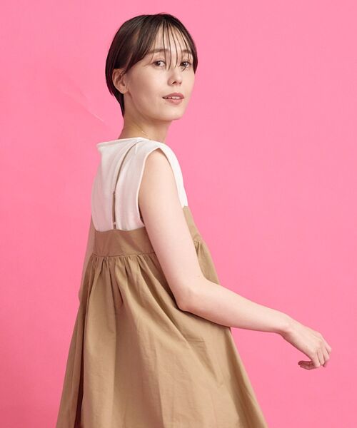 Kari & lili（カウリアンドリィリィ）の「ノースリニットTOPS（ニット/セーター・レディース・オフホワイト/ライトブルー/ブラック/ライトグレー・FREE）」の10枚目の写真