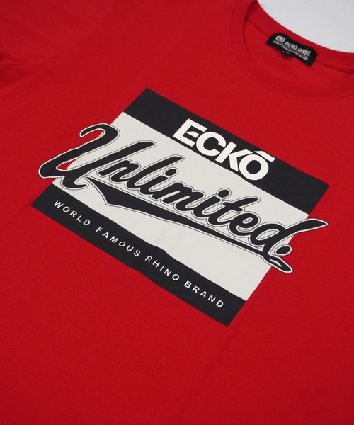 ecko unltd.(エコーアンリミテッド)の「【ecko unltd.】エコーアンリミテッド ブランドロゴ プリント Tシャツ ストリートウェア サイ ECM32252(Tシャツ/カットソー・メンズ・ブルー/ホワイト/ブラック/レッド・M/L/LL)」の4枚目の写真