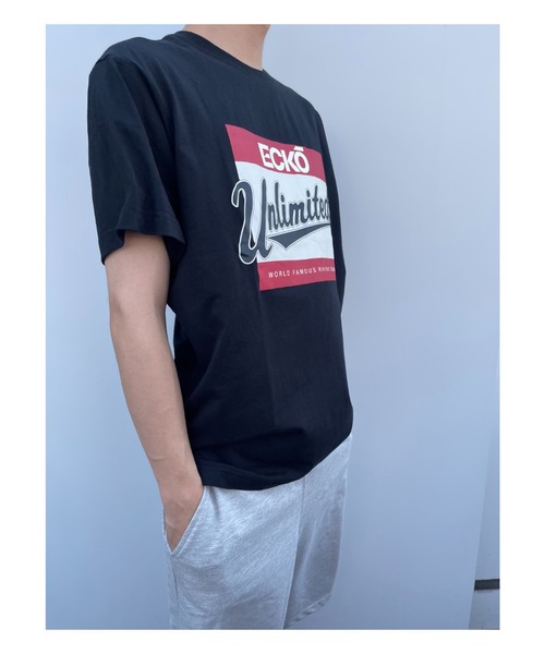 ecko unltd.(エコーアンリミテッド)の「【ecko unltd.】エコーアンリミテッド ブランドロゴ プリント Tシャツ ストリートウェア サイ ECM32252(Tシャツ/カットソー・メンズ・ブルー/ホワイト/ブラック/レッド・M/L/LL)」の6枚目の写真