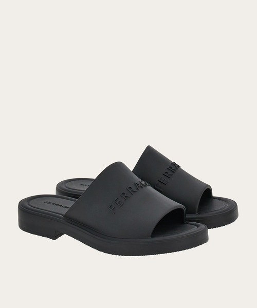 FERRAGAMO(フェラガモ)の「スライドサンダル(サンダル・メンズ・ブラック・9/8/7)」の4枚目の写真